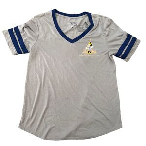 Walt Disney World 50TH Anniversary Minnie Mouse V-neck T-shirt Size Medium